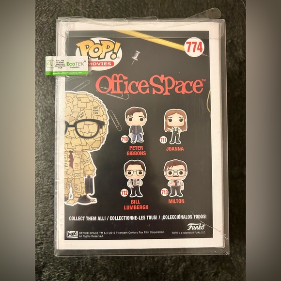 ✅Funko Pop OfficeSpace Sticky Note Man Shared Thinkgeek Sticker Exclusive Vinyl - Picture 3 of 8